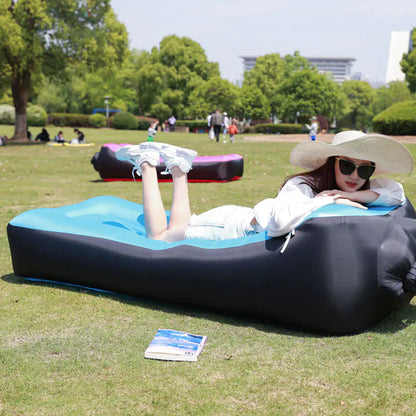 Portable Inflatable Sofa Bed for Outdoor Camping